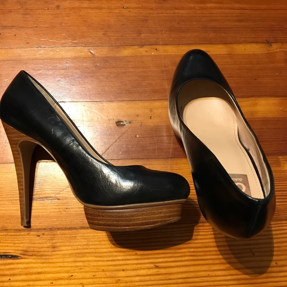 Dolce Vita Black Platform Pump